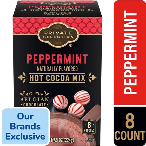 Private Selection Peppermint Hot Cocoa Mix 8 ct / 7.9 oz
