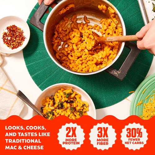Banza Shells & White Cheddar Mac And Cheese - High Protein, Gluten Free, And Lower Carb Protein Mac And Cheese - 5.5Oz