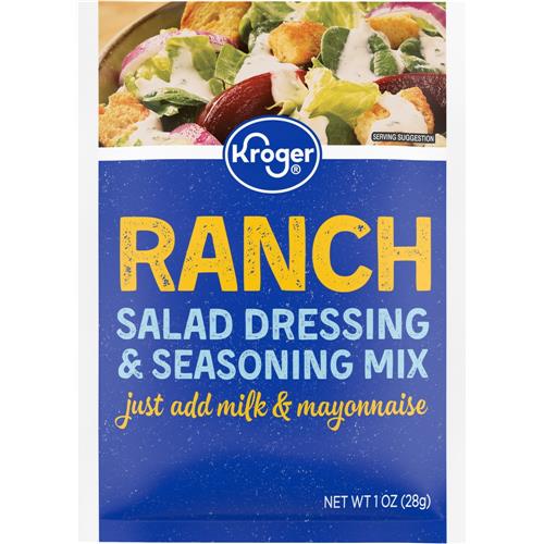 Kroger Ranch Salad Dressing & Seasoning Mix Packet 1 oz