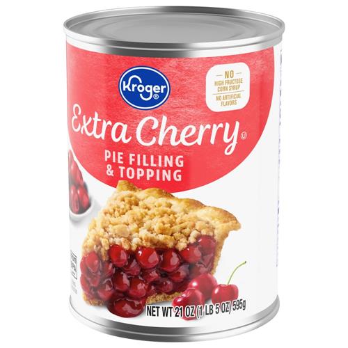 Kroger Extra Cherry Pie Filling 21 oz