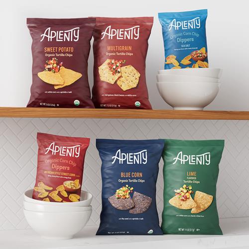 Aplenty Organic Sweet Potato Tortilla Chips, 8 Oz