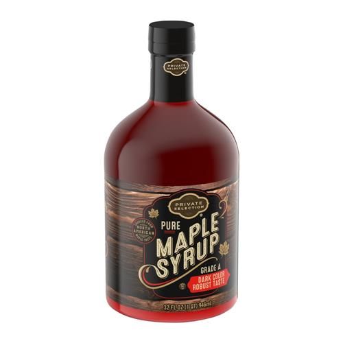 Private Selection 100% Pure Grade A Dark Color Maple Syrup 32 fl oz