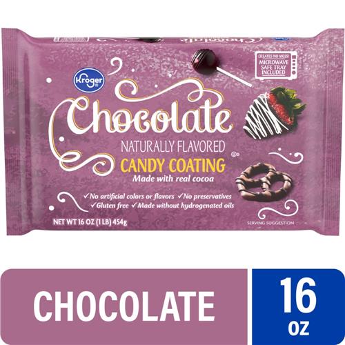 Kroger Chocolate Candy Coating 16 oz