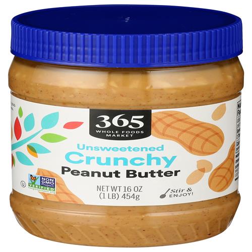 Whole Foods Market, Peanut Butter Crunchy, 16 Oz