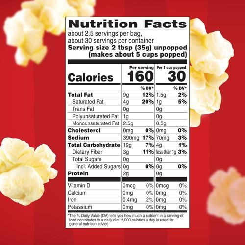 Orville Redenbachers Microwave Popcorn, Ultimate Butter Flavor, 3.29 Oz., 12-Count