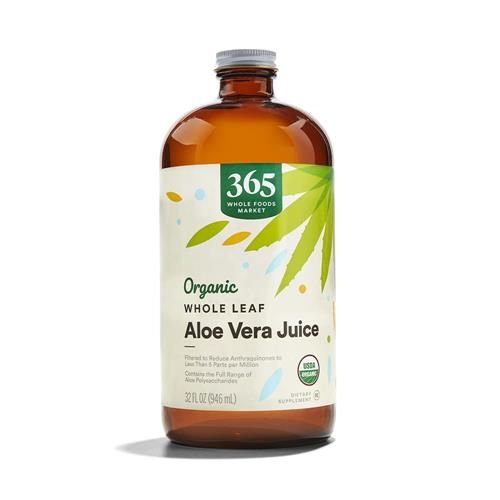 Whole Foods Market Organic Whole Leaf Aloe Vera Juice, 32 Fz