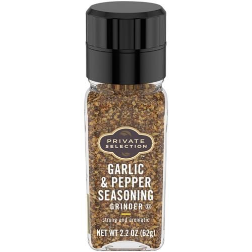 Private Selection Garlic & Pepper Seasoning Grinder 2.2 oz