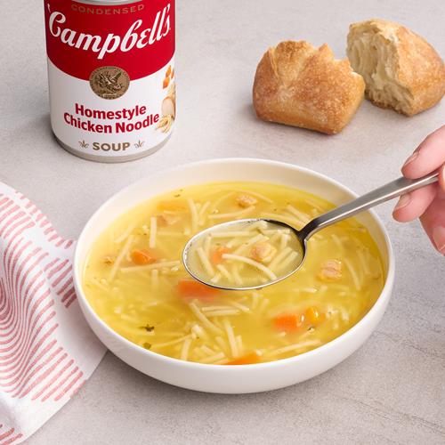 Campbell’S Condensed Homestyle Chicken Noodle Soup, 10.5 Ounce Can