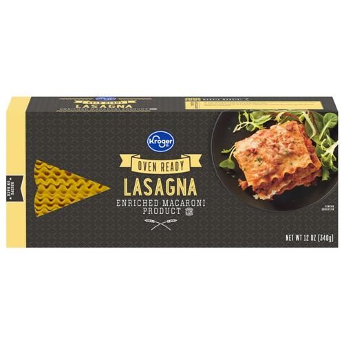 Kroger Oven Ready Lasagna Noodles 12 oz