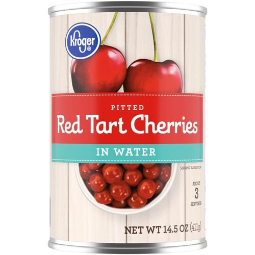 Kroger Canned Pitted Red Tart Cherries in Water 14.5 oz