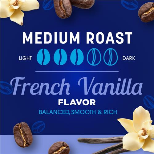 Kroger French Vanilla Medium Roast Ground Coffee 11 oz