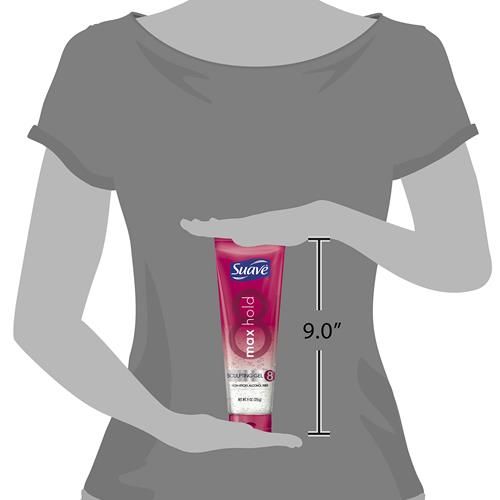 Suave Sculpting Gel, Max Hold 8, 9 Oz.