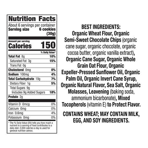 Annies Chocolate Chip Organic Cookie Bites, 6.5 Oz