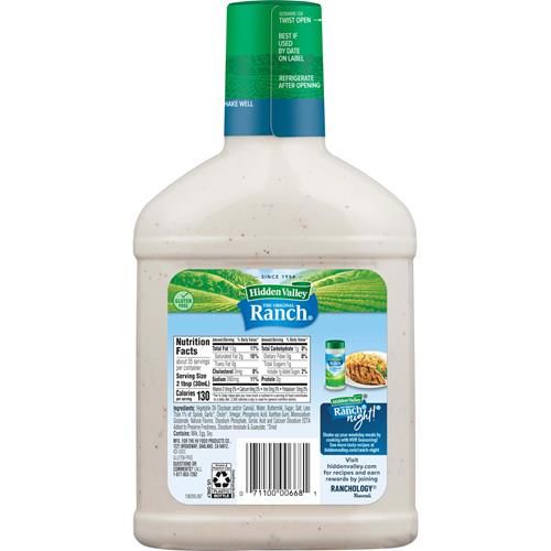 Hidden Valley Original Ranch Salad Dressing And Topping, 36 Ounce Bottle (Package May Vary)