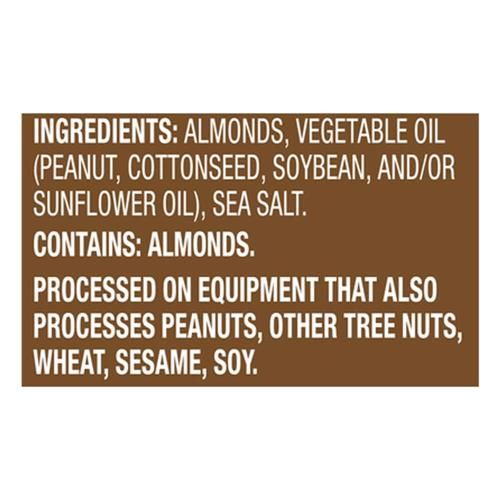 Kroger Roasted Sea Salted Almonds 32 oz