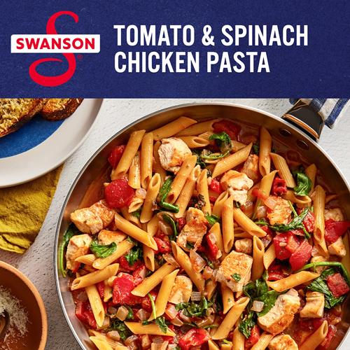 Swanson 100% Natural Chicken Broth, 14.5 Oz Can (Pack Of 4)