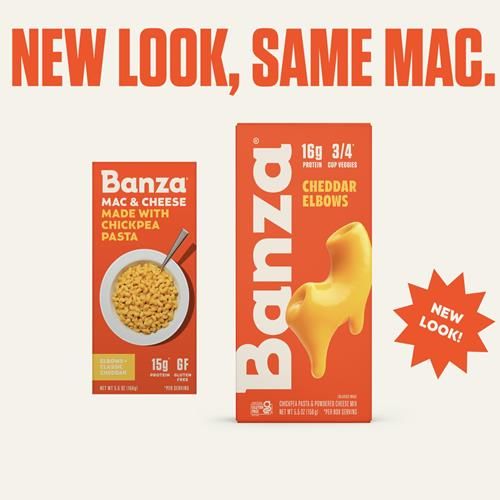 Banza Deluxe Elbows Mac And Cheese With Creamy Cheddar - High Protein, Gluten Free, And Lower Carb Deluxe Protein Mac And Cheese 11.0Oz
