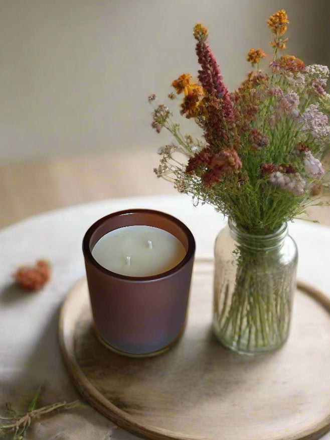 Unscented Beeswax Candle | Fragrance-Free Clean Burning Candle